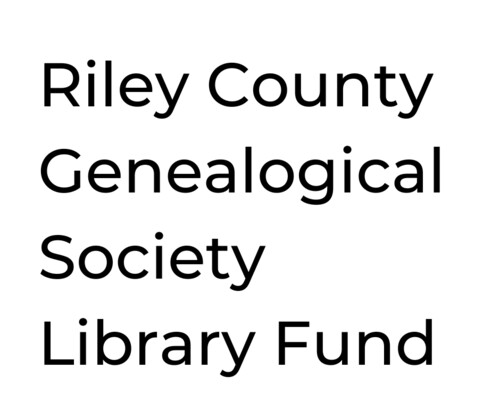 Riley County Genealogical Society Library Fund